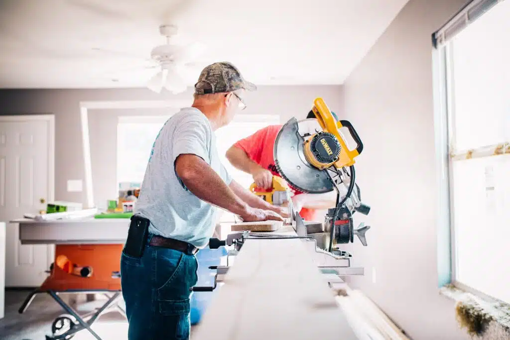 carpenter remodeling home